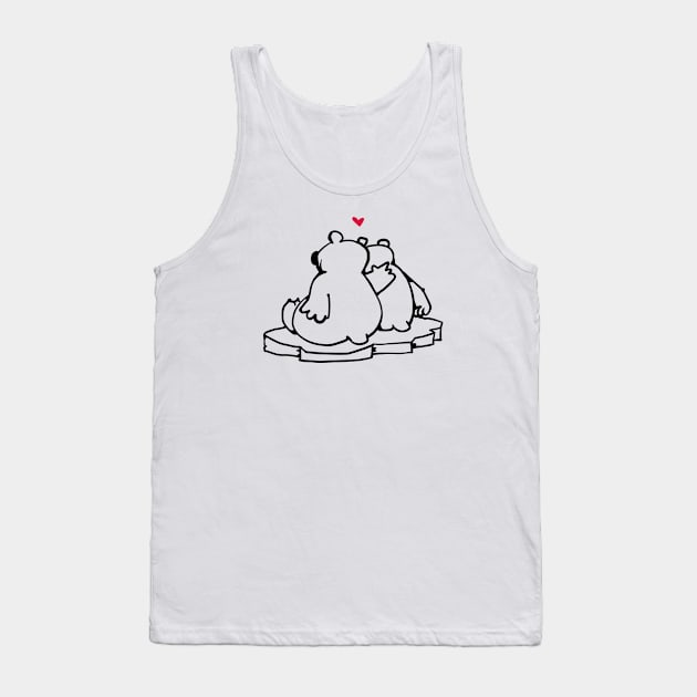 Polar Bears in Love Tank Top by schlag.art